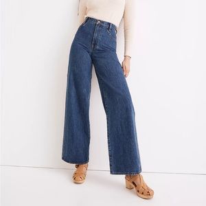 Madewell Superwide-Leg Jeans in Airley Wash: Workwear Edition